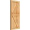 Ekena Millwork Framed Board-n-Batten Shutters w/Z-Bar, Rough Sawn Western Red Cedar, 16 1/8W x 37H, PR RBF06Z16X037RWR - alternate 4